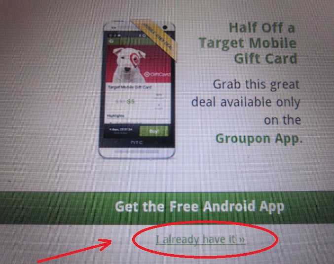 Groupon 10 Target Mobile Gift Card Only 5 With Mobile App Kollel