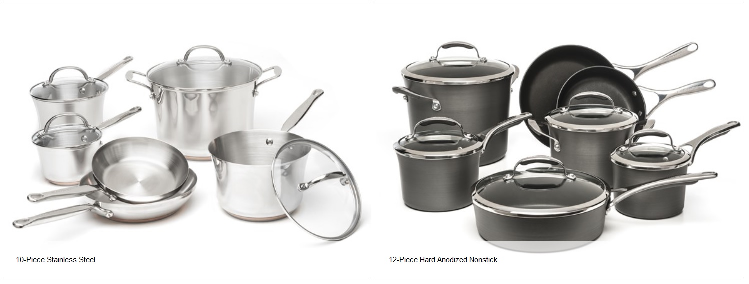 Woot KitchenAid Cookware Gourmet Hard Anodized Nonstick 12Pc. Set