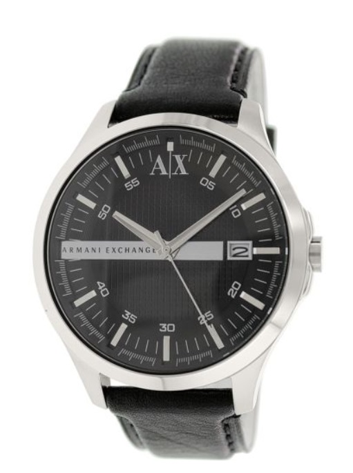 Armani Exchange Men's AX2101 Black Leather Watch Only 52.99 + Free Shipping! Kollel Budget