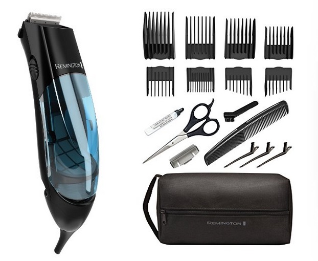 Amazon Remington HKVAC2000A Vacuum Haircut Kit, Vacuum Trimmer, Hair