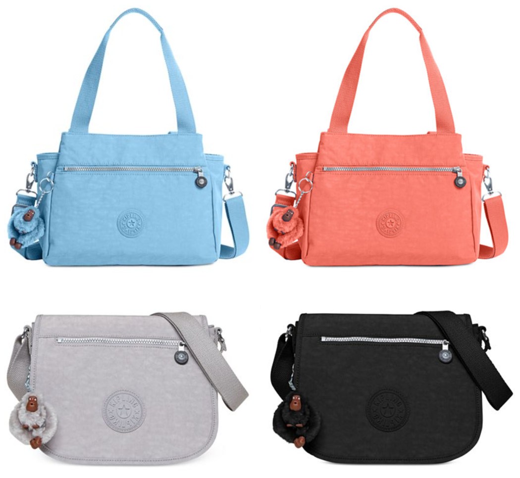 Macy's Kipling Elysia Satchel or Kipling Attyson Shoulder Bag Only 32