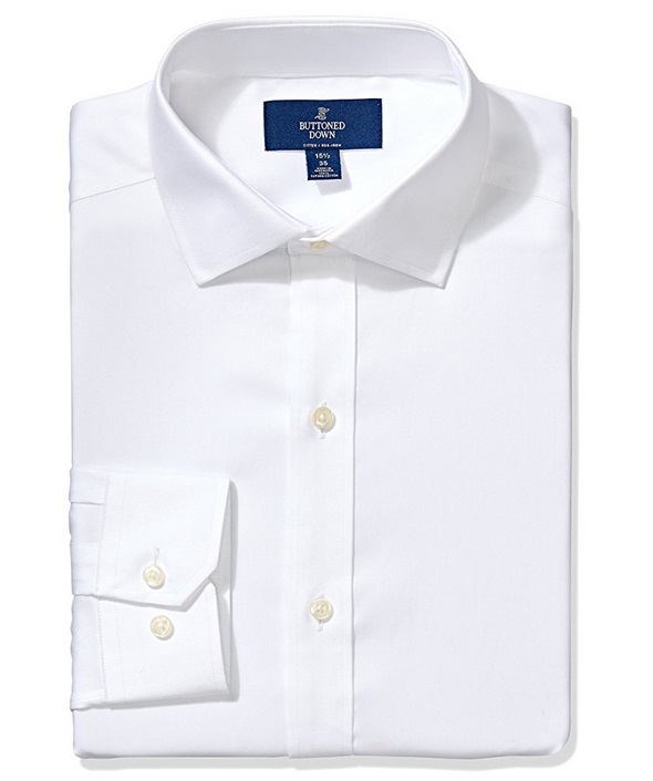 UPDATE Amazon Prime Buttoned Down Men’s White NonIron Dress Shirts