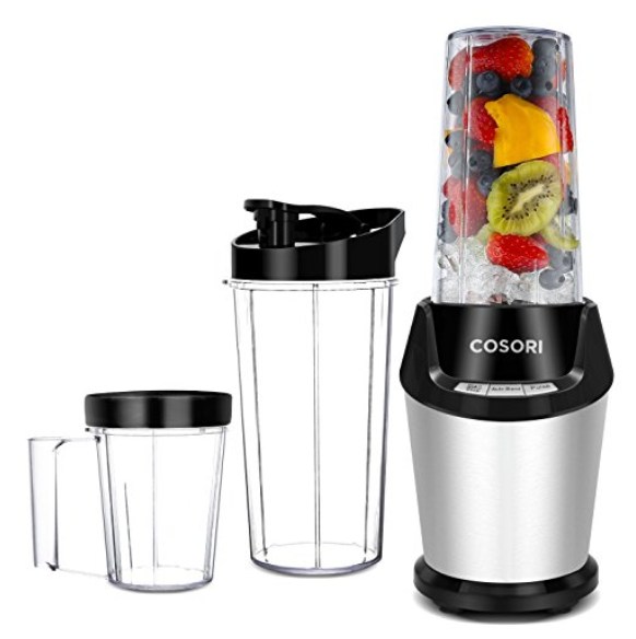 Amazon Cosori Personal Blender, 10Piece with Cleaning Brush, Cups