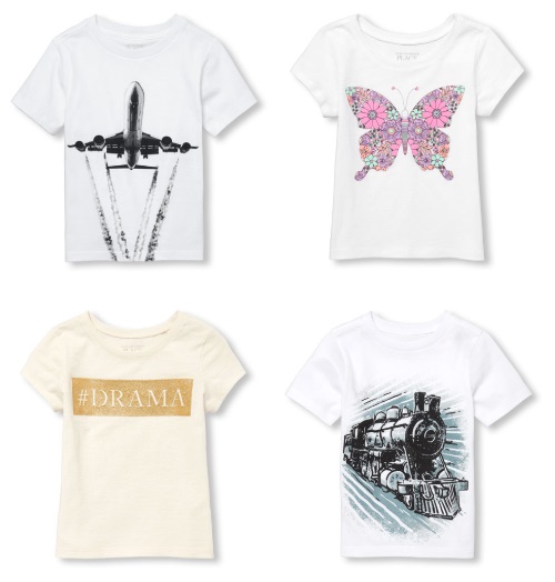 The Children’s Place Graphic Tees Only 3.99 + Free Shipping! Kollel