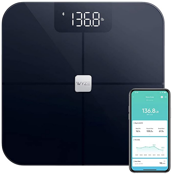 Wyze Scale, Bluetooth Body Fat Scale and Body Weight Composition BMI