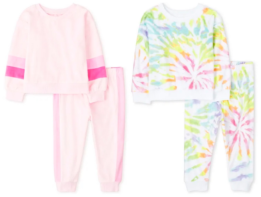 Great Price!! The Children’s Place Girl’s Velour Pajamas Only 4.59