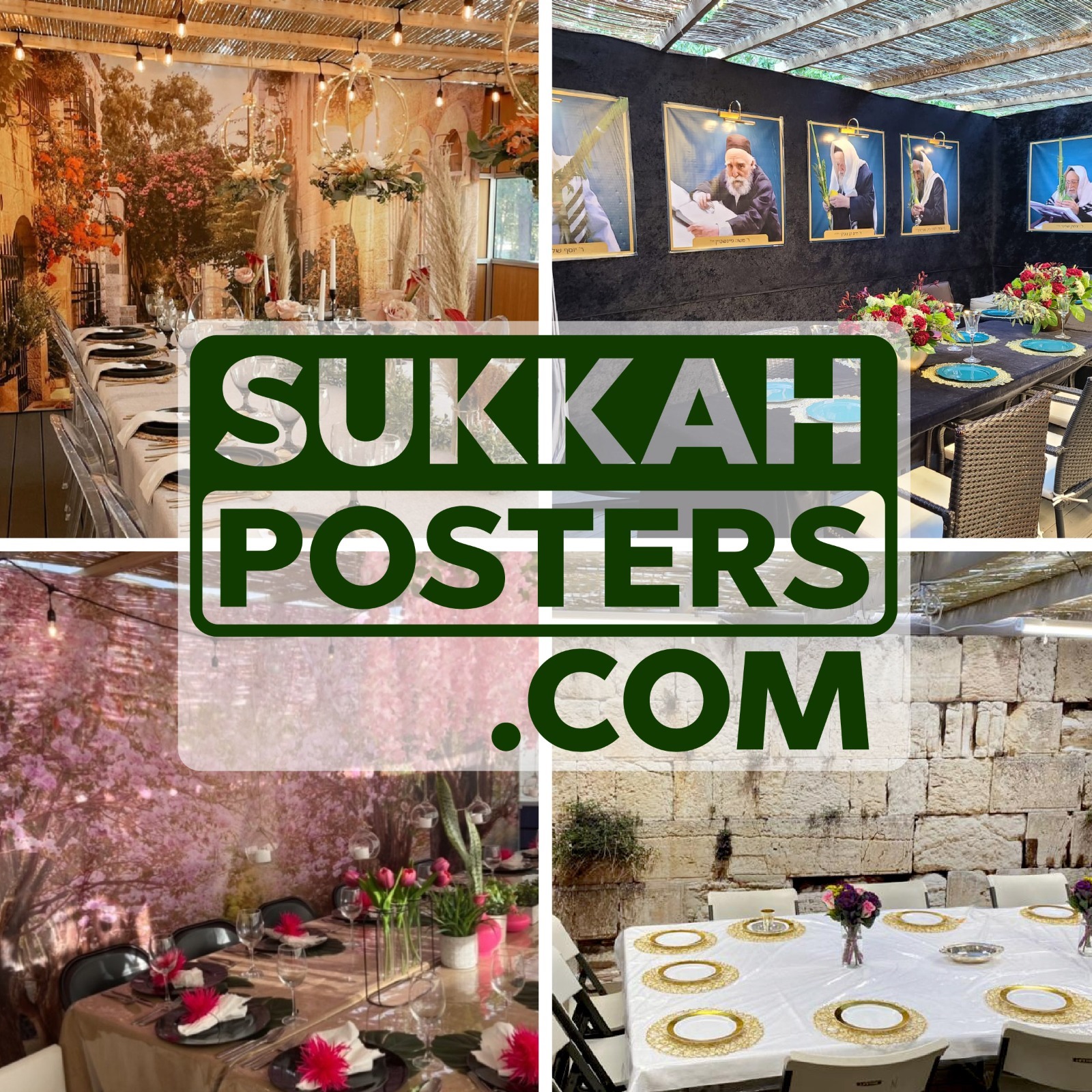 LAST CHANCE TO ORDER BEFORE YOM TOV! 10 OFF MAGNIFICENT SUKKAH WALL MURALS & POSTERS + PROMO