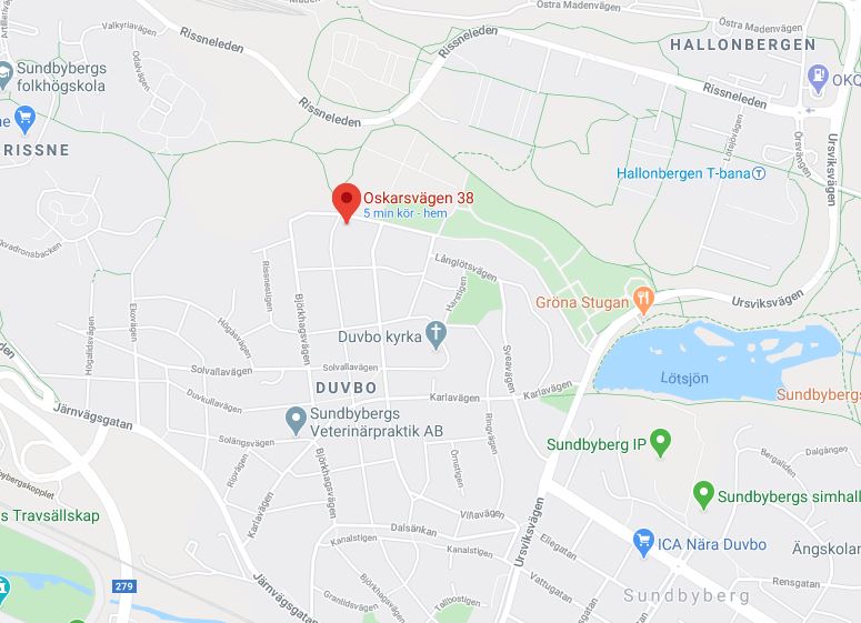 Duvbo Karta Hitta hit Sundbybergs Koloniträdgårdsförening