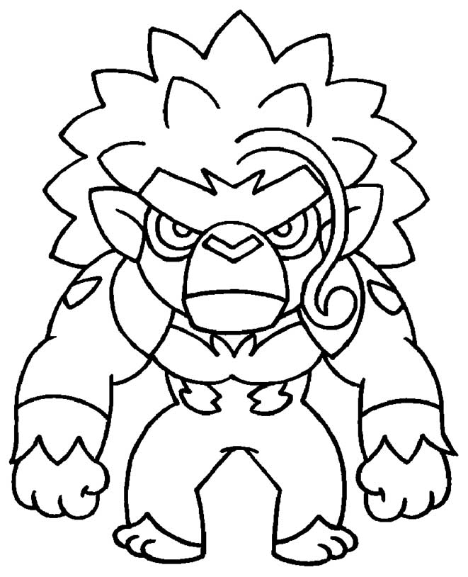 16 Rillaboom Pokemon Coloring Pages Free Printable Co vrogue.co