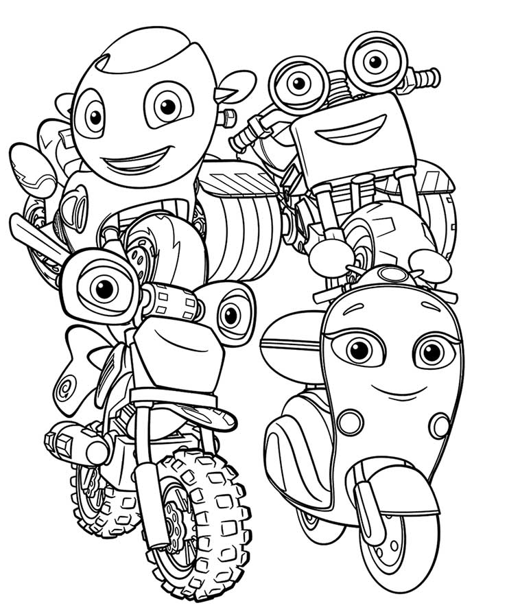 Collection 82 newest ricky zoom coloring pages , download and print for