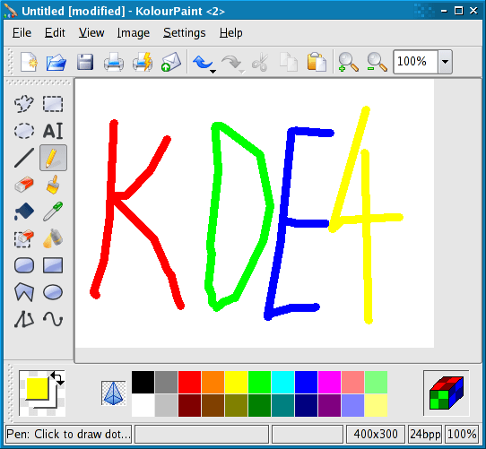 News KolourPaint the free, easytouse paint program for KDE