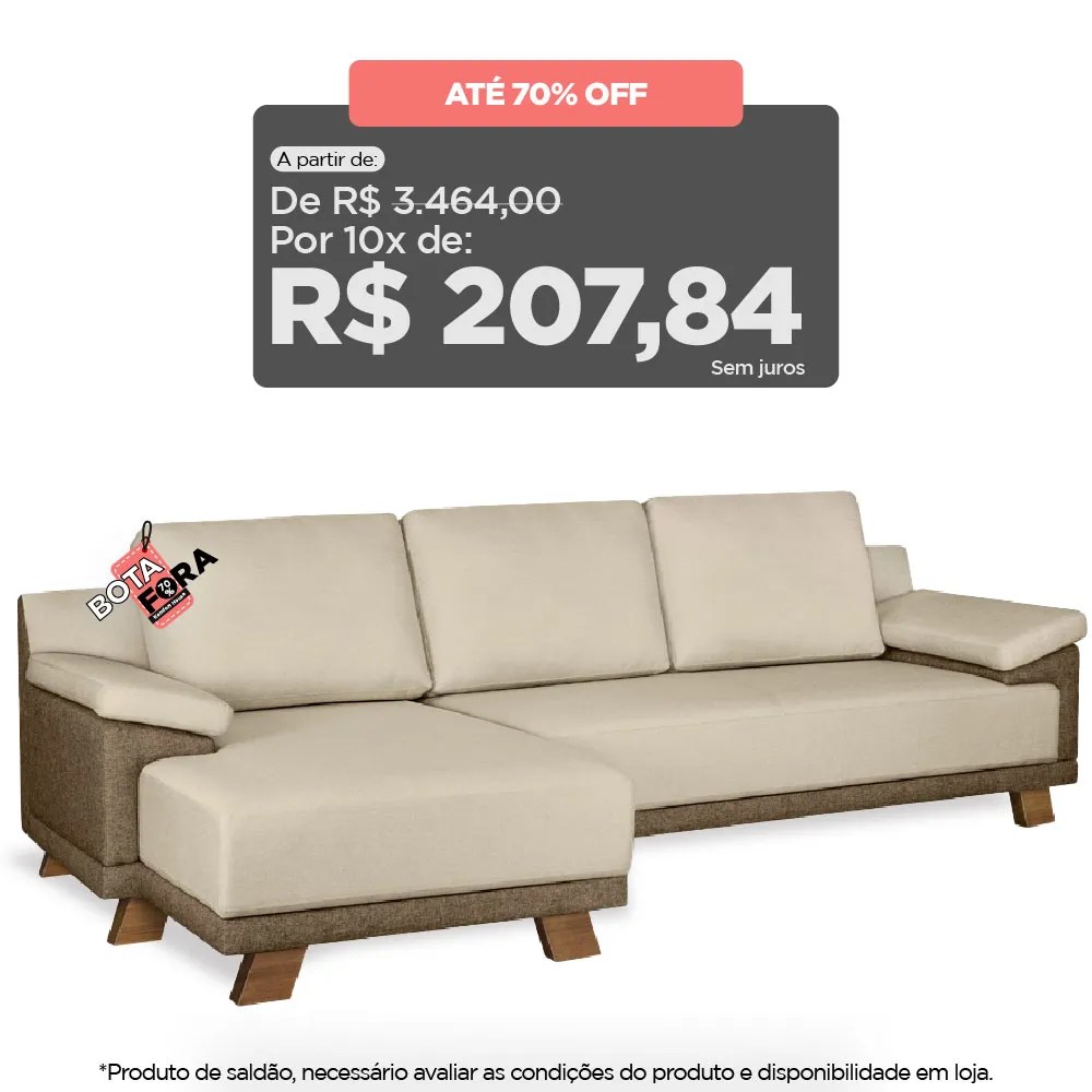 Sofá Canadá Komfort House Sofás e Colchões