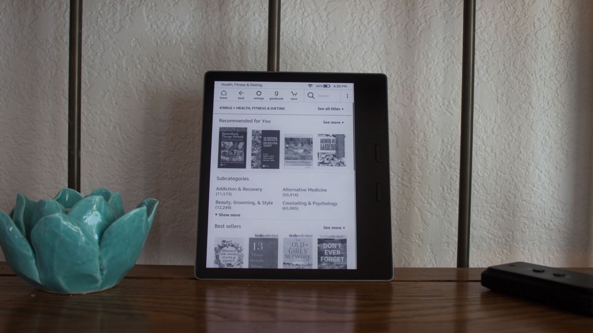 Amazon Kindle Oasis Test Komponenten PC