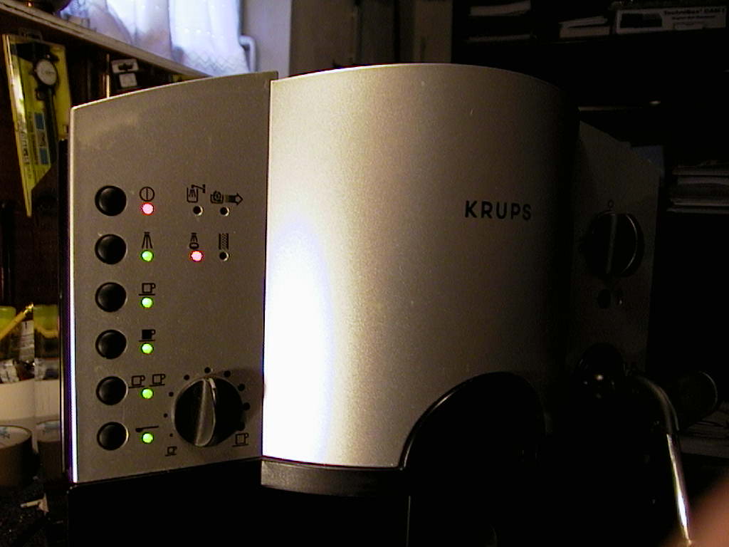 Krups Orchestro F889 rote LED leuchtet Krups • Reparatur • Wartung