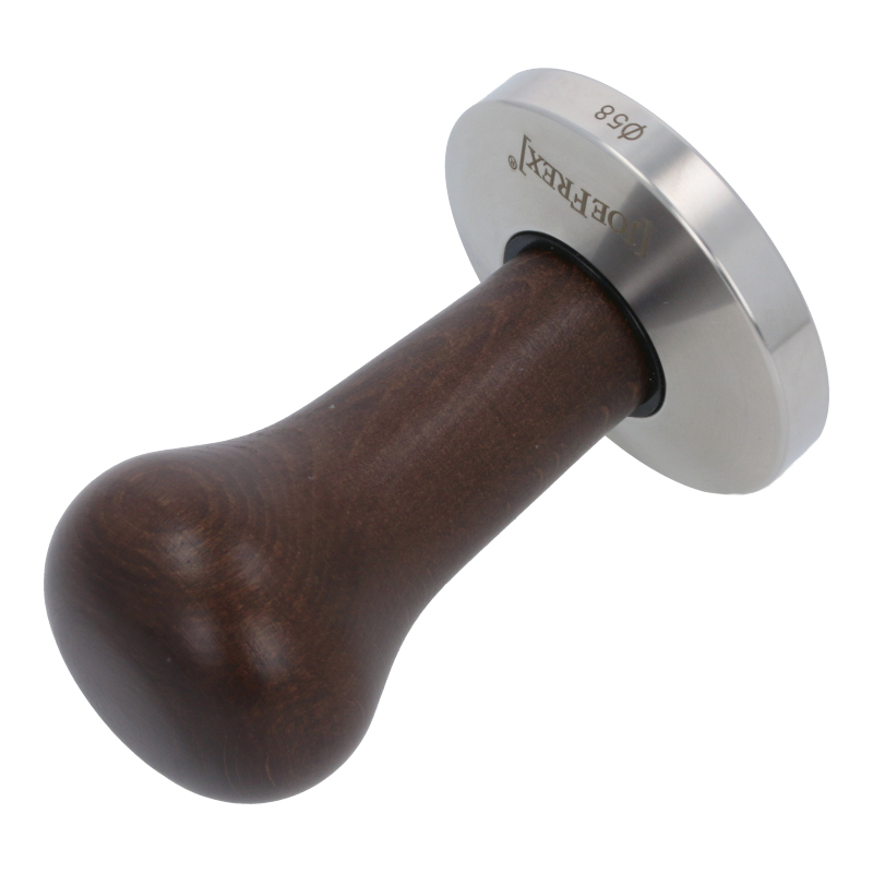 Tamper 58mm mit Griff aus Holz für ECM / Profitec Pro / Quickmill