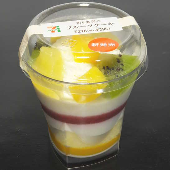 彩り果実のフルーツケーキ【セブンイレブン】 コンビニパンだ