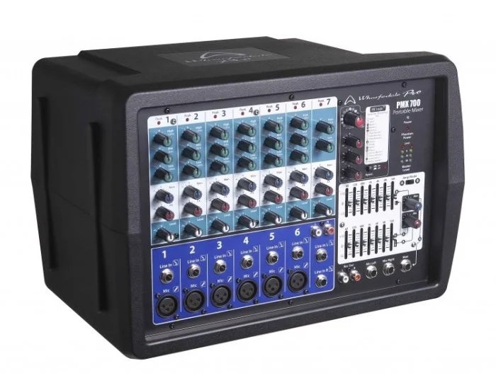 Aktivna mešalna miza Wharfedale Pro PMX 700, 300W Profesionalna audio oprema