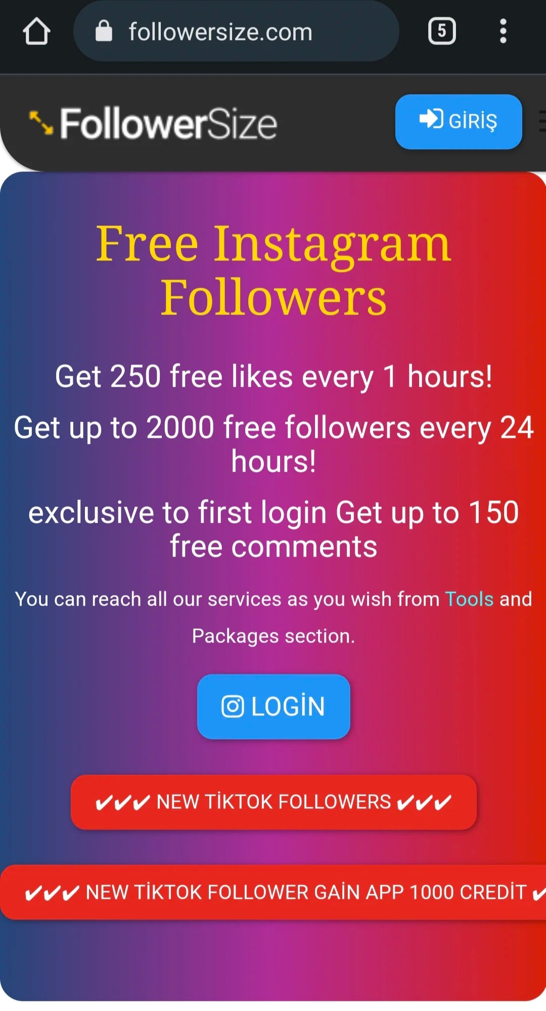 Download Followsize Apk Get Real Followers On Instagram Free 2023