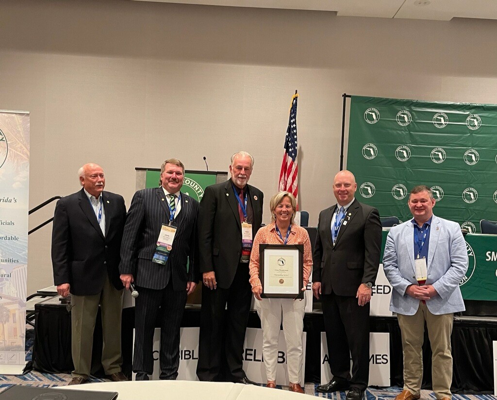 LEGISLATIVE AFFAIRS DIRECTOR LISA TENNYSON RECOGNIZED BY THE FLORIDA