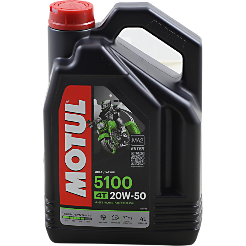 Motul 109945 Motul 5100 4T 20W50 Motor Oil 4L - Konquer Motorcycles