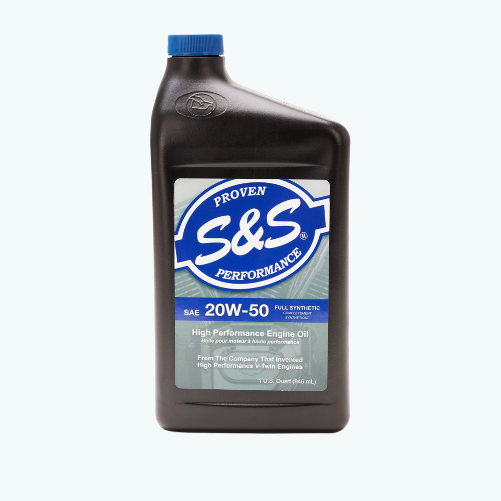 S&S Cycle 153755 High Performance Full Synthetic 20W50 Engine Oil