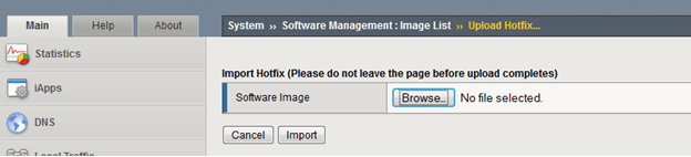How to Upgrade Software BIGIP (from Version 11.5 to 12.1 ) konquerouter