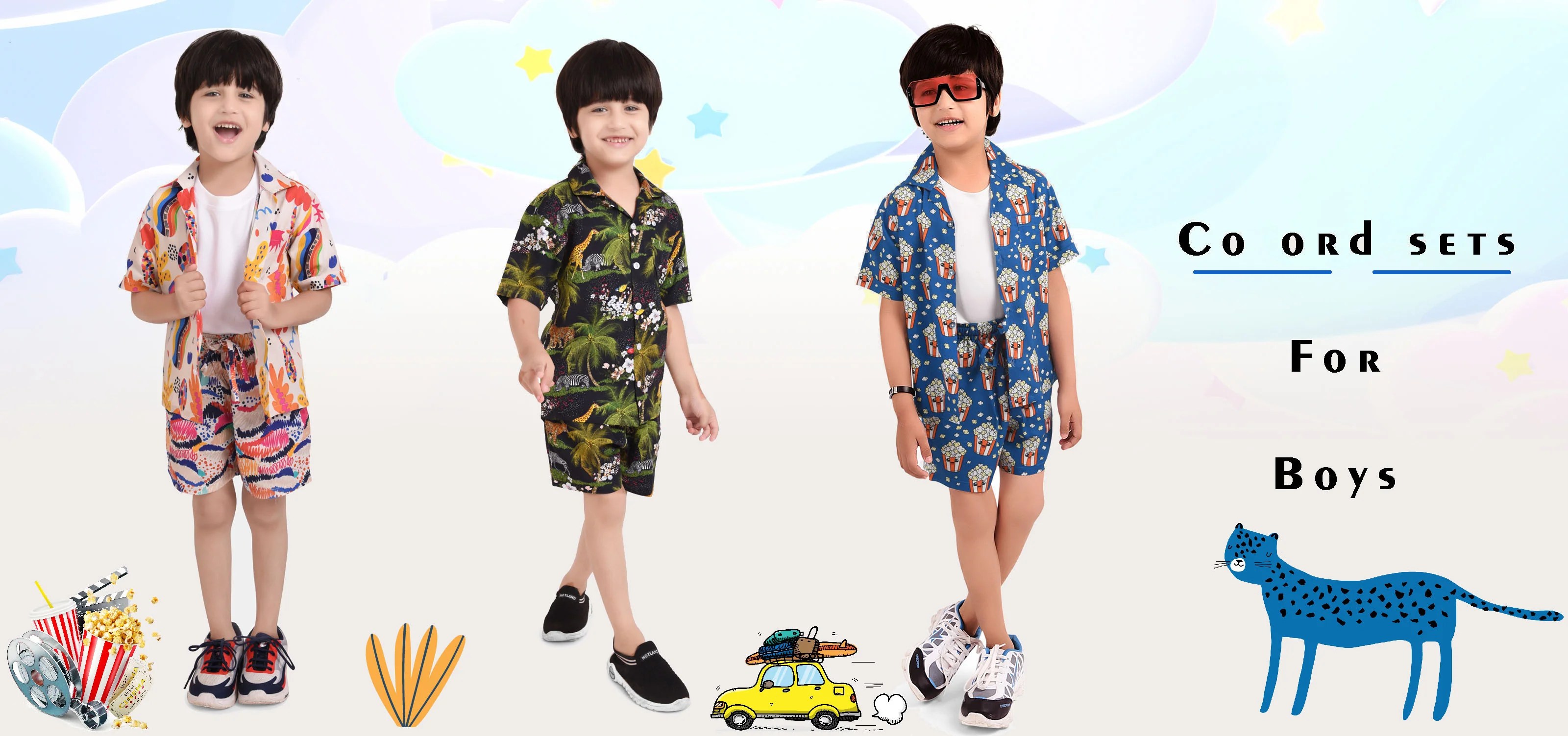 Coord Set for Kids Kids Printed Cord Sets Online koochi Poochi