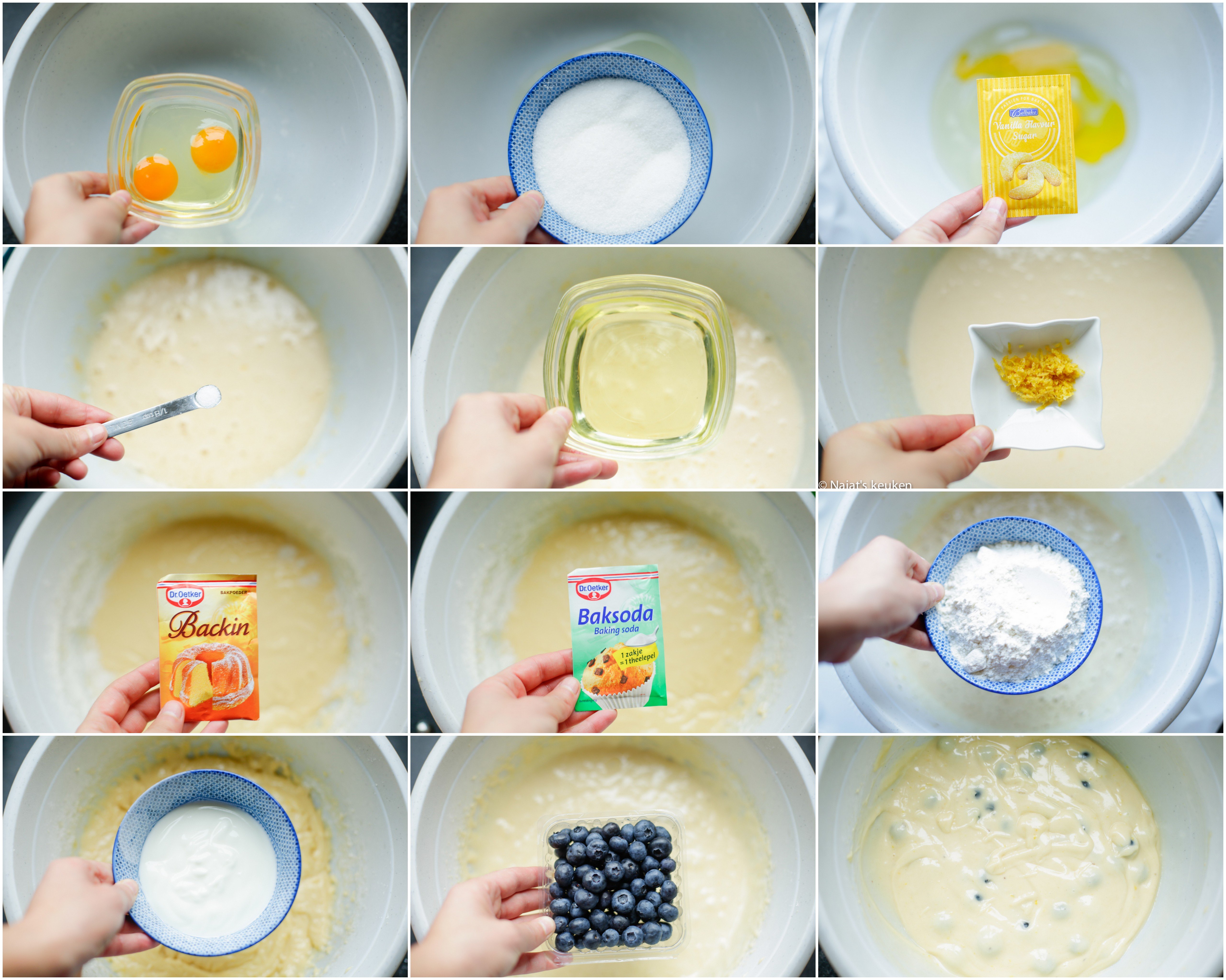 Blueberry Muffins Kookmutsjes