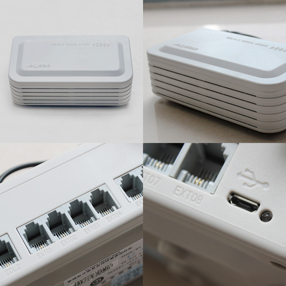 KOOKYE PBX Telephone Switch System Control Exchange 2 x 8 Extensions