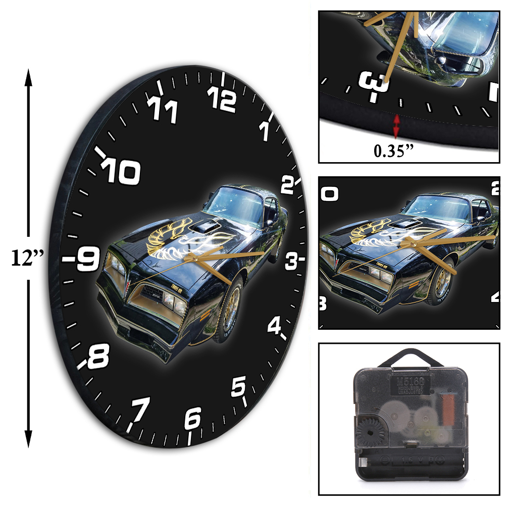 Car Personalized Photo Acrylic Wall Clock (Wall Clock1) KoolKool