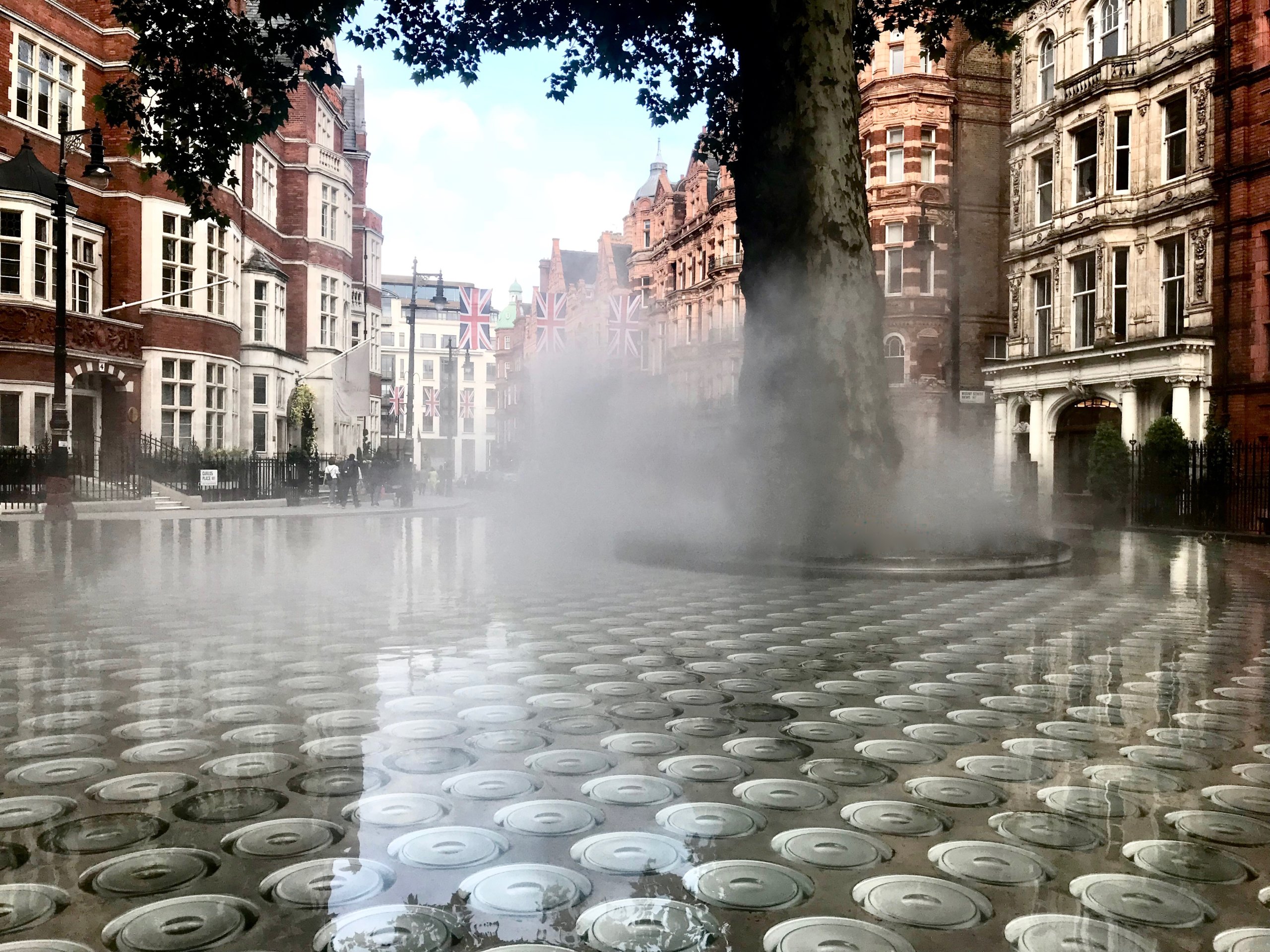 Fountain Fog Effects at Tadao Ando's masterpiece in London Koolfog