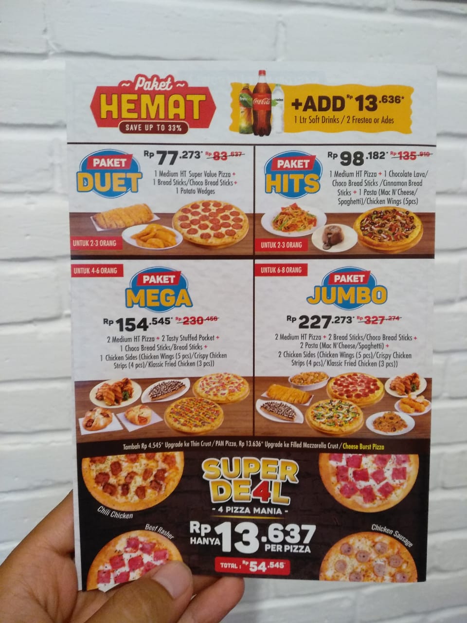 Harga dan Menu Domino's Pizza Terbaru Lengkap dengan Gambar Wisata