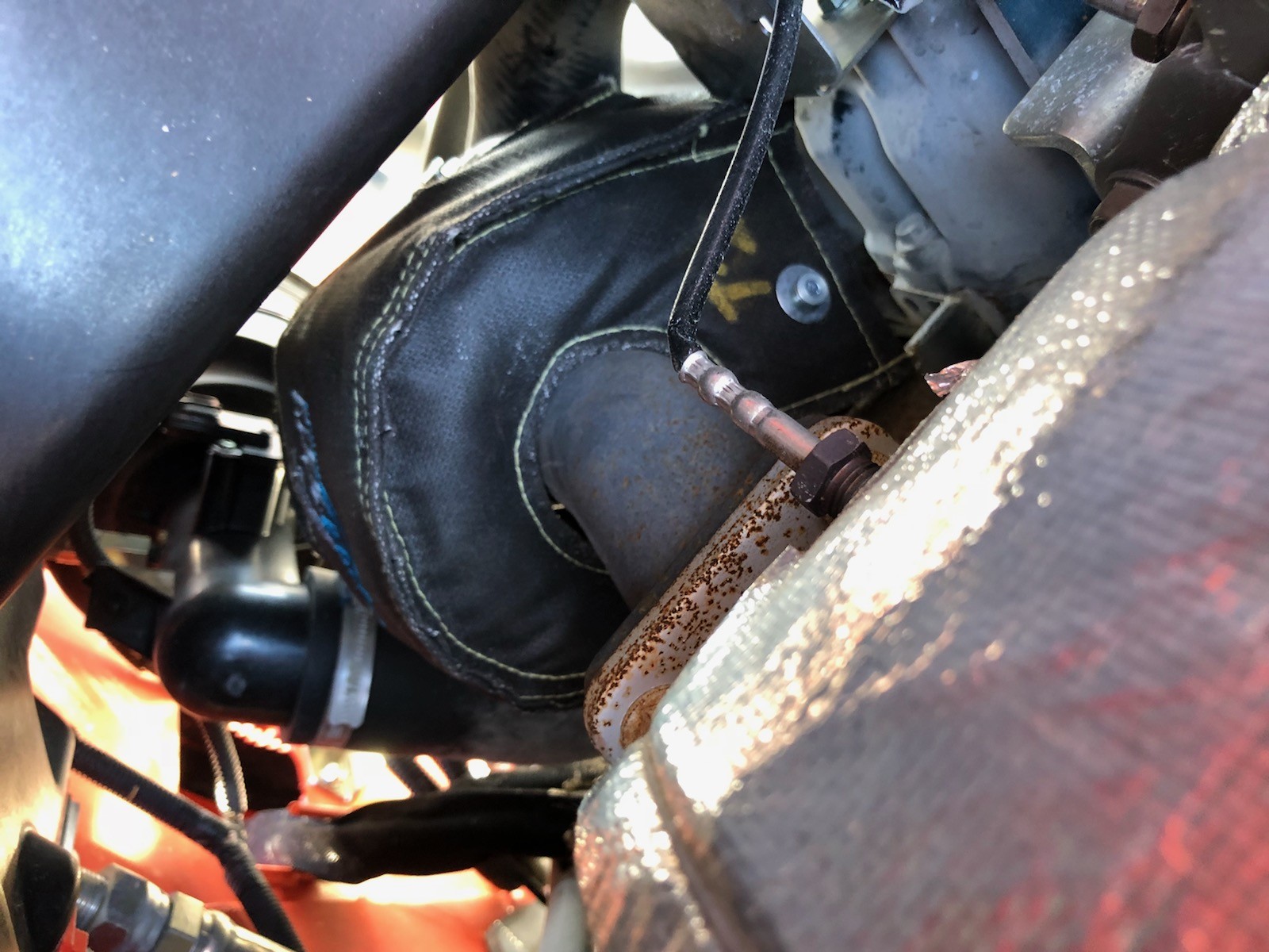 Kool Wrap Black Silicone Coated Turbo Blanket, T3 suit Internal