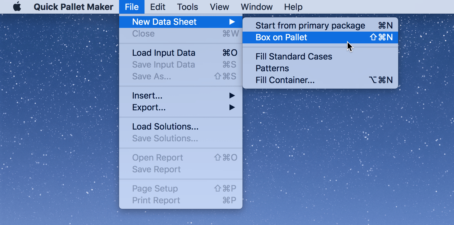 Quick Pallet Maker Example Calculate Boxes on Multiple Pallets at Once