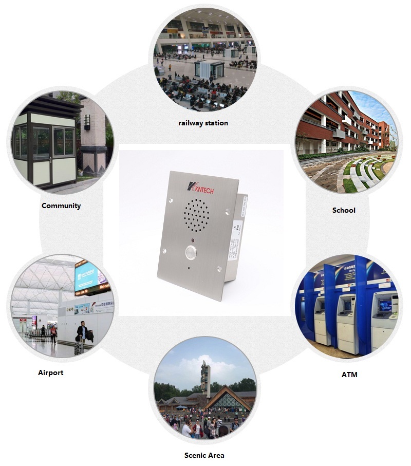 Elevator emergency phoneone button KNTECH