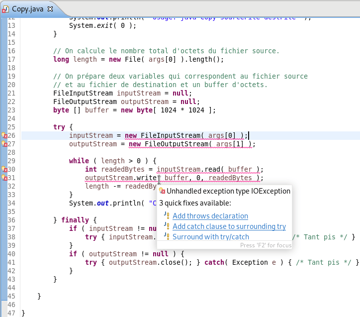 KooR.fr Introduction à la gestion des exceptions Le tutoriel sur le