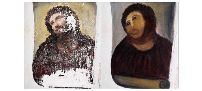 Ecce Homo di Foto Jackson 5 Kopi Keliling