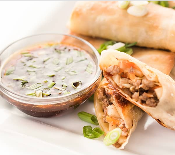 Vegetarian Pan Fried Kimchi Egg Rolls Cathlyn's Korean Kitchen PBS