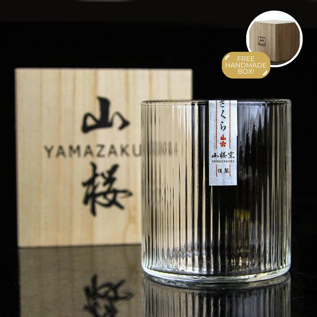 Toshi Japanese Whiskey Crystal Glass Premium & Unique Glass Kori