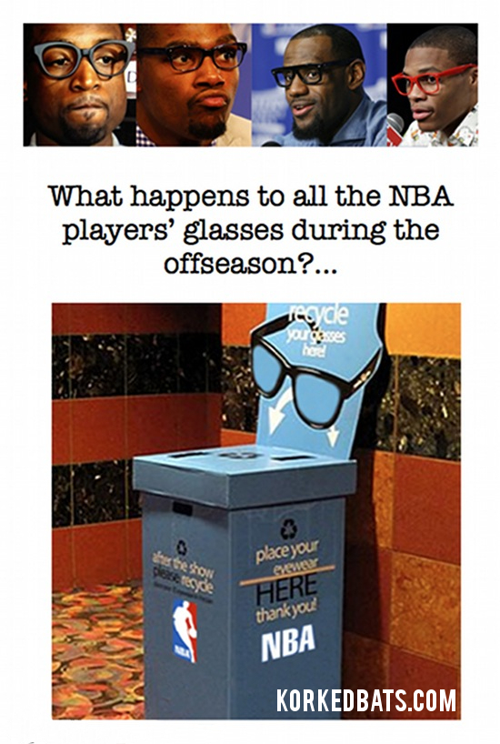 What Happens To NBA Players' Glasses During The Offseason?