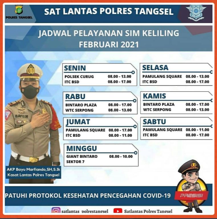 Perpanjang Sim Keliling Kabupaten Tangerang