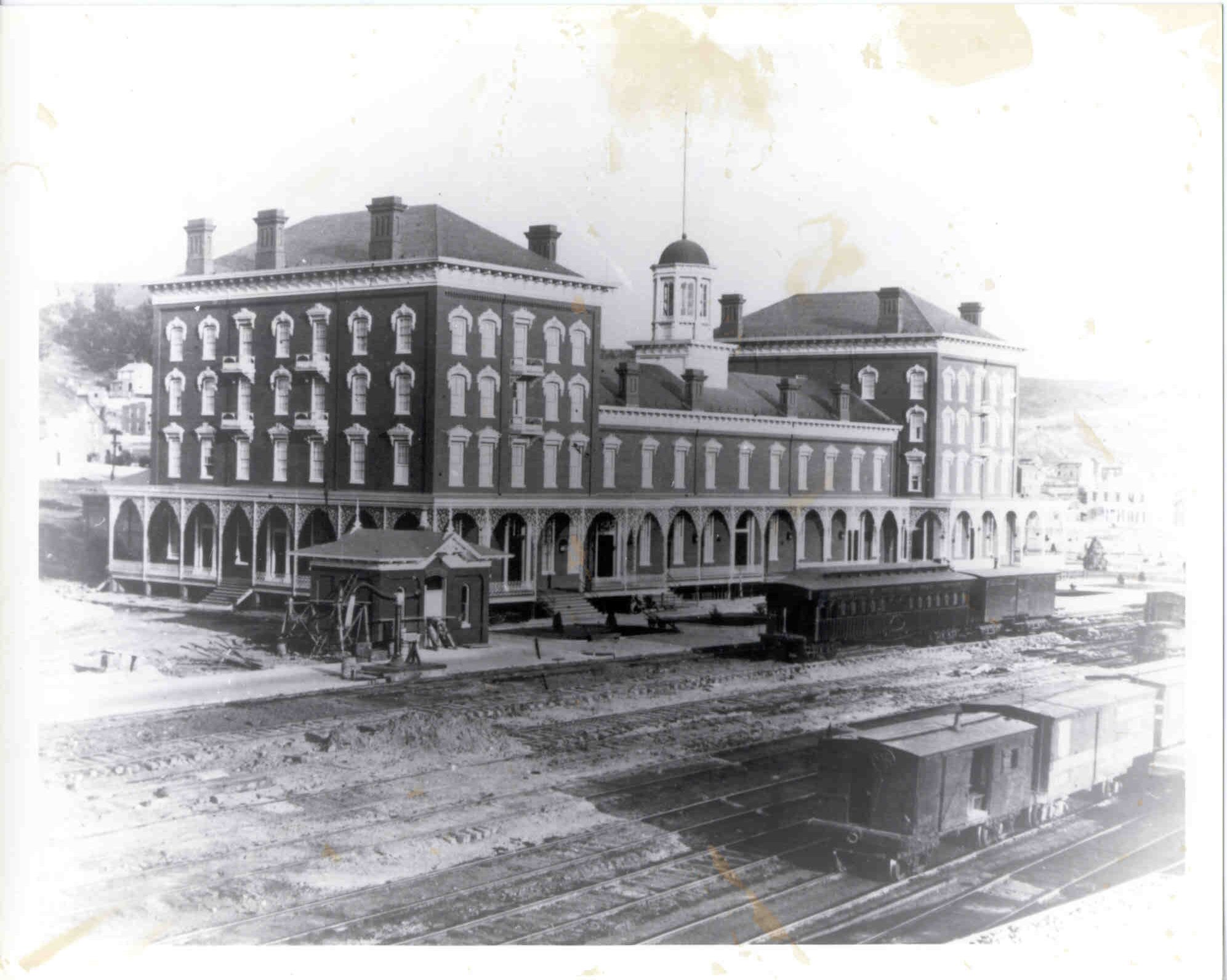 Queen City Station in the steam era