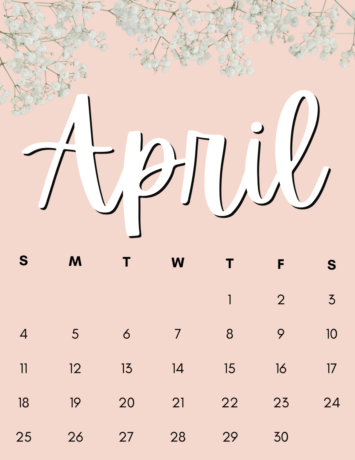 April 2021 Calendar 10 Free Printable Designs!