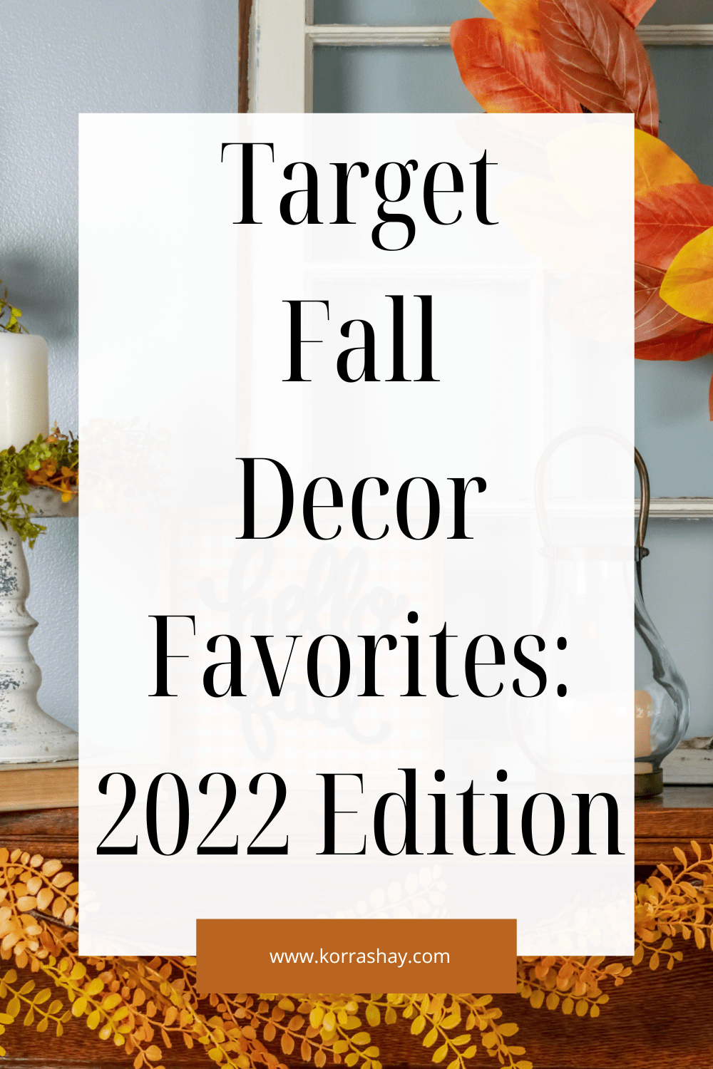 Target Fall Decor Favorites 2022 Edition