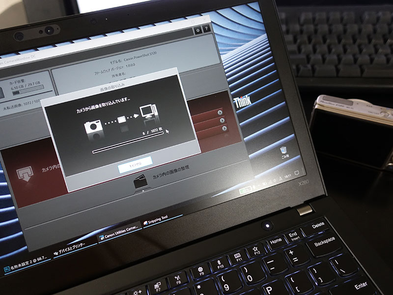 ノートPCにWiFi対応デジカメから画像を直接取り込む ソニー・キャノン ThinkPad X240sを使い倒す