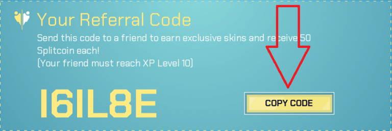 Splitgate Como compartilhar seu código de referência Kosgames