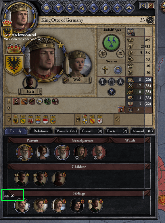 Crusader Kings II Cheats & Console Commands KosGames