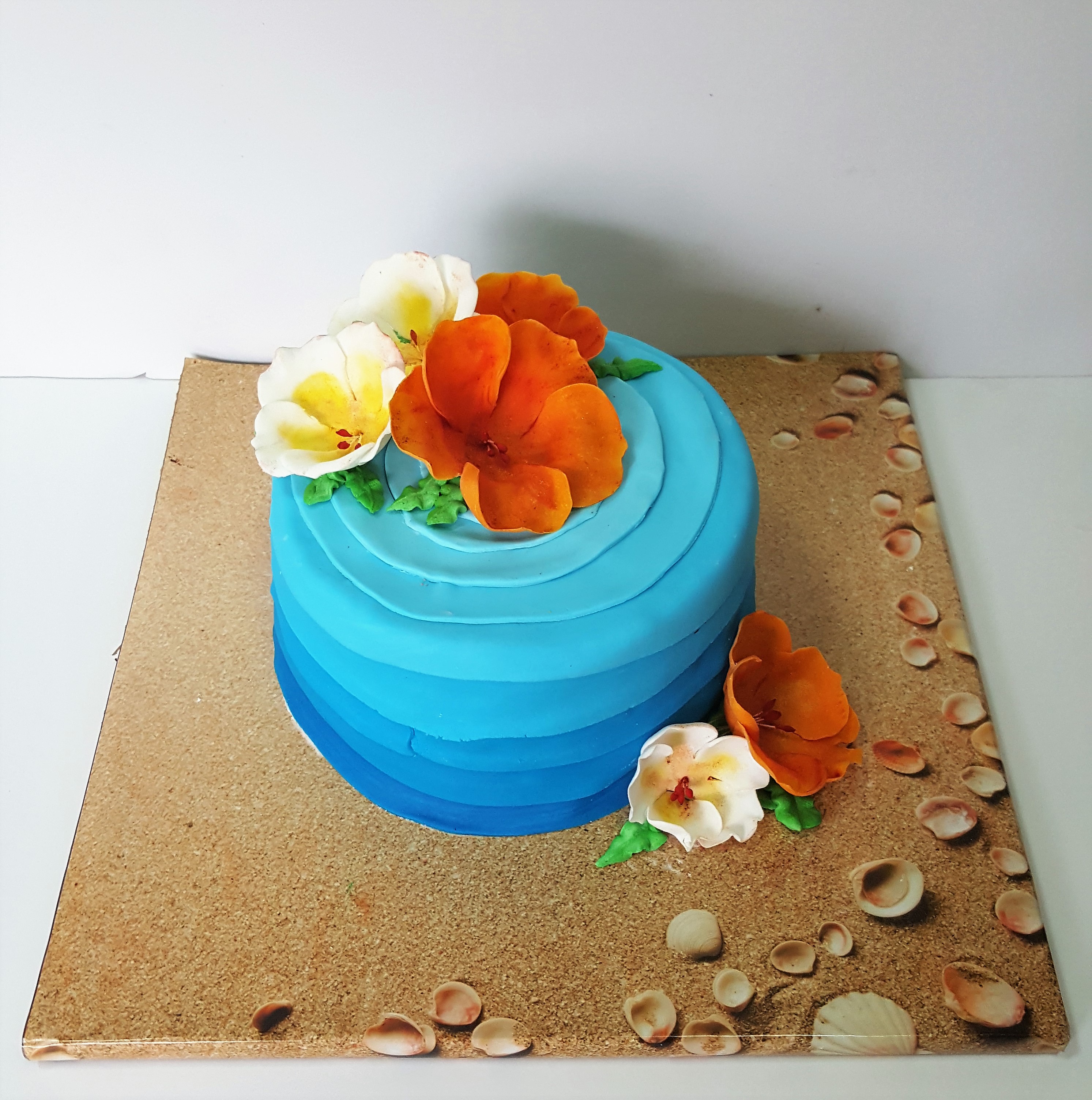 Hawaiian Flower Cake Kosher Cakery