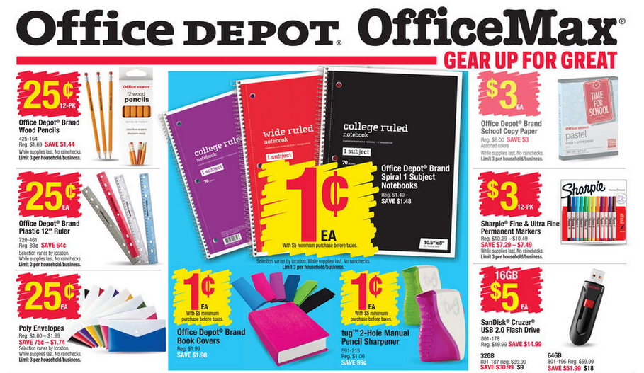 Top School Supply Deals for Week of August 16th