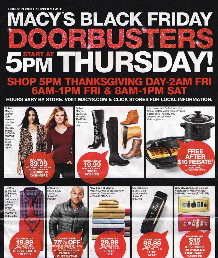 SNEAK PEEK!!! Macy's Black Friday Ad 2016 is LIVE